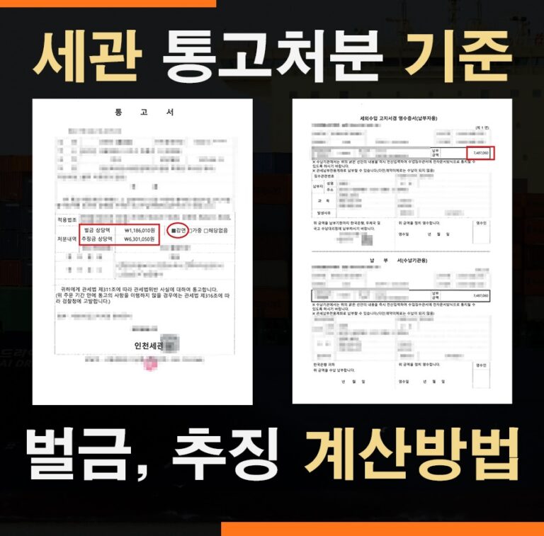 해외직구되팔이 세관조사 – 통고처분 종결 사례